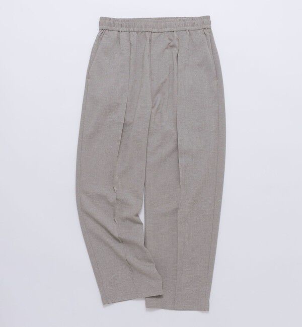 SHIPS「SHIPS: リネン ライク ワイド ピンタック スラックス」|スラックス|