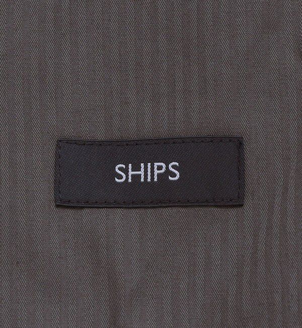 SHIPS「SHIPS: リネン ライク ワイド ピンタック スラックス」|スラックス|