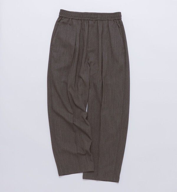 SHIPS「SHIPS: リネン ライク ワイド ピンタック スラックス」|スラックス|