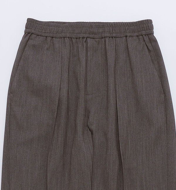 SHIPS「SHIPS: リネン ライク ワイド ピンタック スラックス」|スラックス|