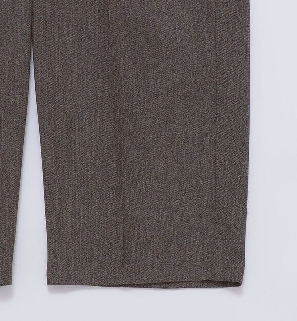 SHIPS「SHIPS: リネン ライク ワイド ピンタック スラックス」|スラックス|