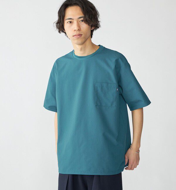 SHIPS「SHIPS: AirShade ショートスリーブ Tシャツ」|Tシャツ・カットソー|ブルー系