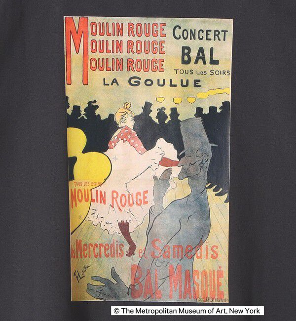 SHIPS Colors 「SHIPS Colors:THE MET コラボ ロートレック バックプリント Tシャツ」|Tシャツ・カットソー|