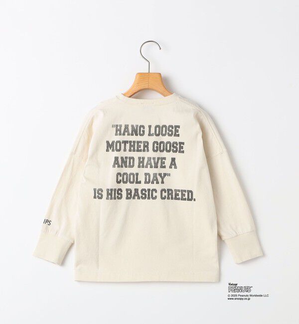 SHIPS KIDS「SHIPS KIDS:100～130cm / SNOOPY ロングスリーブ Tシャツ」|Tシャツ・カットソー|