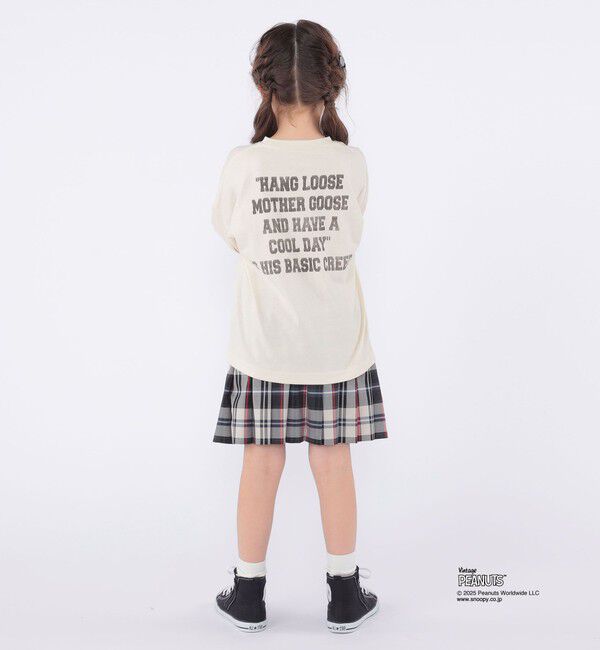 SHIPS KIDS「SHIPS KIDS:100～130cm / SNOOPY ロングスリーブ Tシャツ」|Tシャツ・カットソー|
