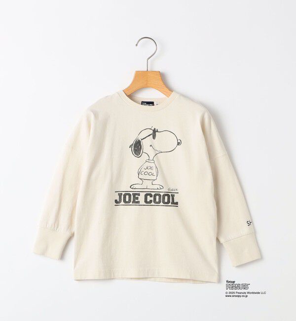 SHIPS KIDS「SHIPS KIDS:100～130cm / SNOOPY ロングスリーブ Tシャツ」|Tシャツ・カットソー|