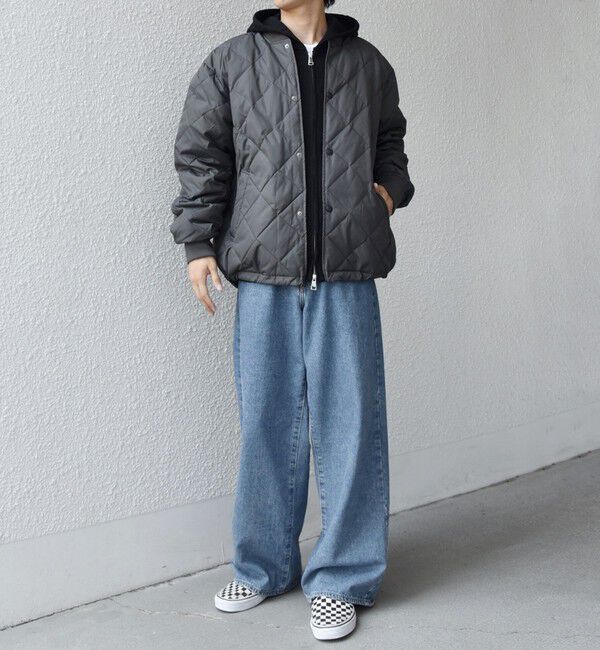 SHIPS any「【SHIPS any別注】TAION:〈手洗い可能〉ダイヤキルト スピンドル ダウン ブルゾン 25AW◇」|ブルゾン・スタジャン|