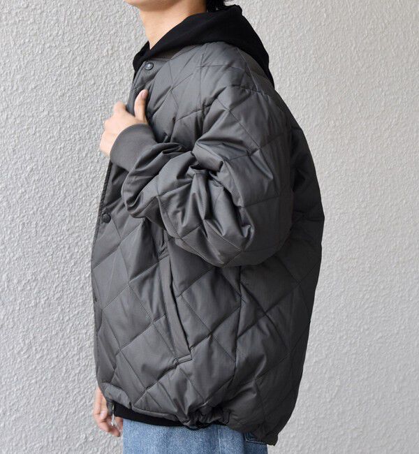 SHIPS any「【SHIPS any別注】TAION:〈手洗い可能〉ダイヤキルト スピンドル ダウン ブルゾン 25AW◇」|ブルゾン・スタジャン|