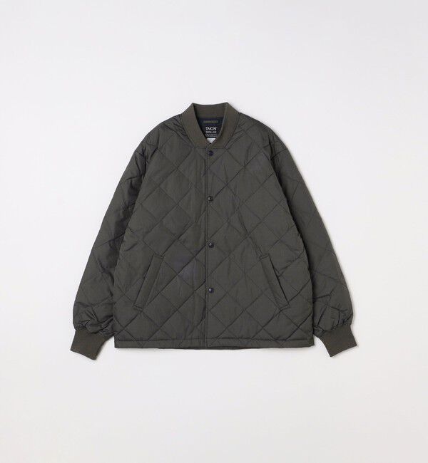 SHIPS any「【SHIPS any別注】TAION:〈手洗い可能〉ダイヤキルト スピンドル ダウン ブルゾン 25AW◇」|ブルゾン・スタジャン|