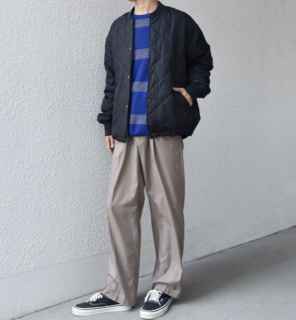 SHIPS any「【SHIPS any別注】TAION:〈手洗い可能〉ダイヤキルト スピンドル ダウン ブルゾン 25AW◇」|ブルゾン・スタジャン|