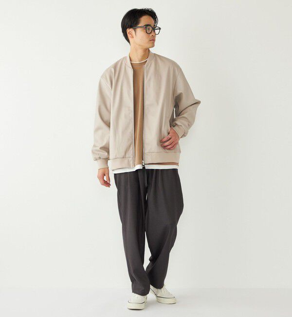 SHIPS Colors 「SHIPS Colors:フクレ ジャカード フェイクレイヤード ロンT」|Tシャツ・カットソー|