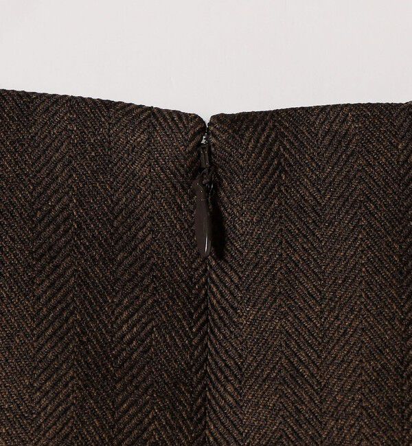 SHIPS any「SHIPS any: ヘリンボーン パイピング フレア ワンピース」|ワンピース|