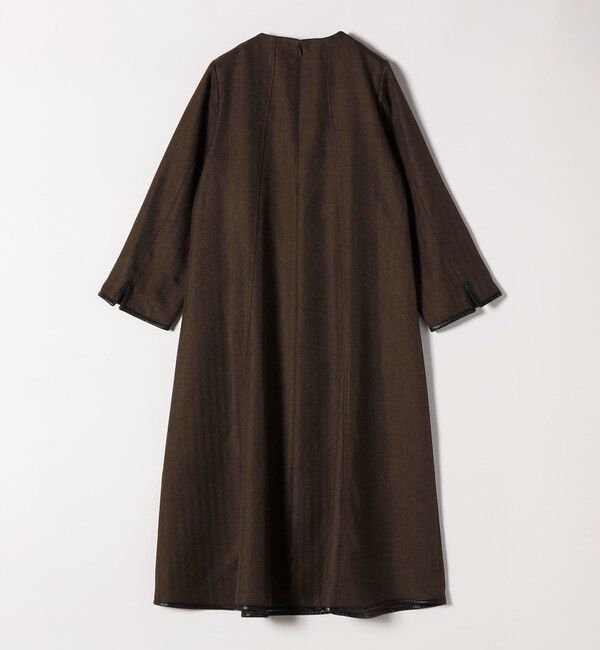 SHIPS any「SHIPS any: ヘリンボーン パイピング フレア ワンピース」|ワンピース|