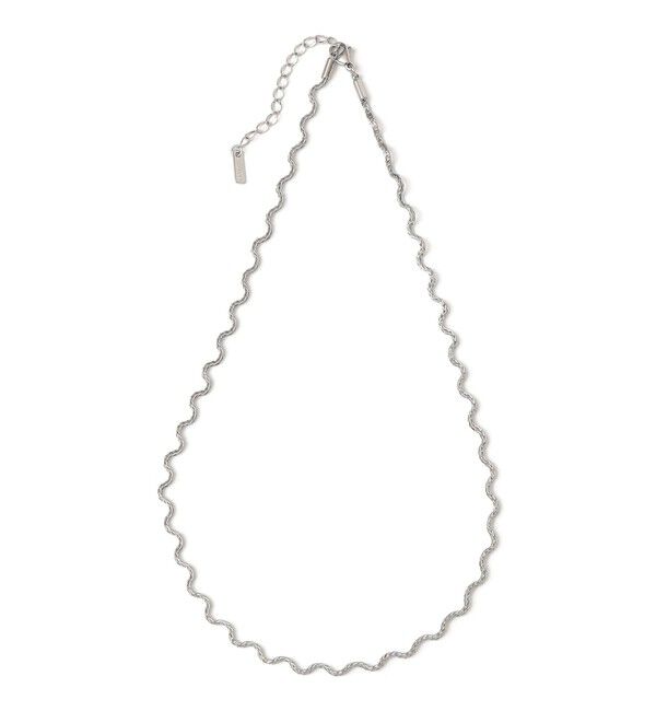 SHIPS Colors 「SHIPS Colors:ウェーブ チェーン ネックレス」|ネックレス|シルバー