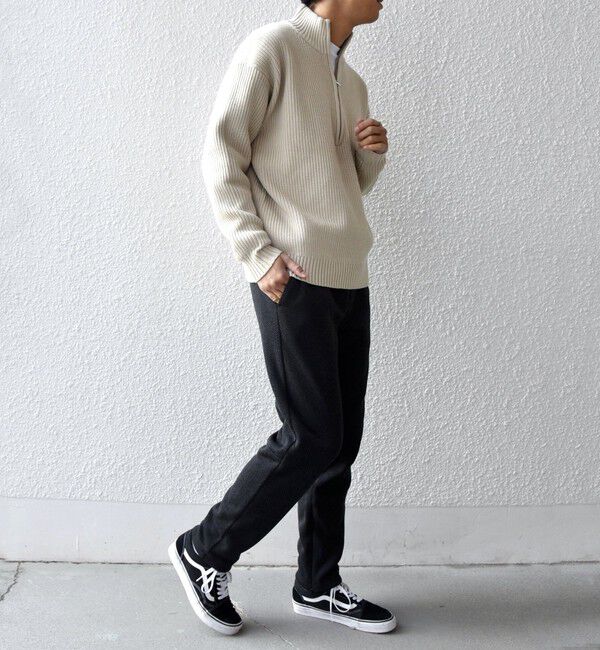 SHIPS any「SHIPS any:〈洗濯機可能〉ニット フリース 裏起毛 スリム ジョガー パンツ 25AW◇」|チノ|