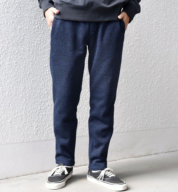 SHIPS any「SHIPS any:〈洗濯機可能〉ニット フリース 裏起毛 スリム ジョガー パンツ 25AW◇」|チノ|