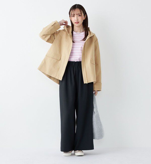 SHIPS Colors 「SHIPS Colors:〈手洗い可能〉ポリエステル/リネン スラブ ワイド パンツ◇」|その他|