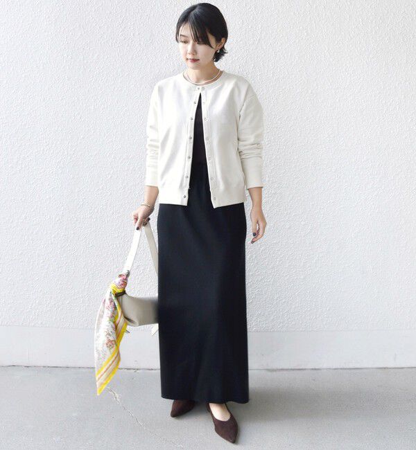 SHIPS for women「【SHIPS別注】TENNESSEE:〈洗濯機可能〉スナップ 釦 スウェット カーディガン」|カーディガン|