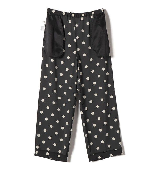 SHIPS for women「〈手洗い可能〉ソルベ ツイル ドット ドロスト パンツ」|その他|