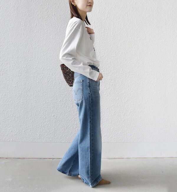 SHIPS for women「ロング スリーブ プリント TEE」|Tシャツ・カットソー|