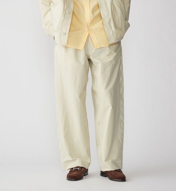 SHIPS「SHIPS: AUTHENTIC ナイロン カルゼ ワイド パンツ」|その他|