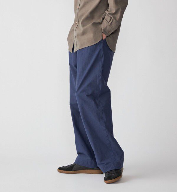 SHIPS「SHIPS: AUTHENTIC ナイロン カルゼ ワイド パンツ」|その他|