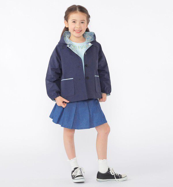 SHIPS KIDS「SHIPS KIDS:100～130cm / ネックフラワー Tシャツ」|Tシャツ・カットソー|