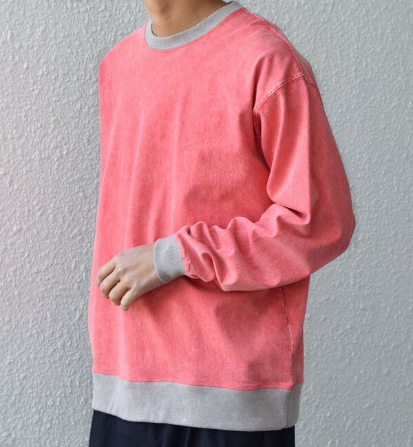 SHIPS any「【SHIPS any別注】ONEITA: ケミカルウォッシュ リラックス リンガー Tシャツ(ロンT)◇」|Tシャツ・カットソー|