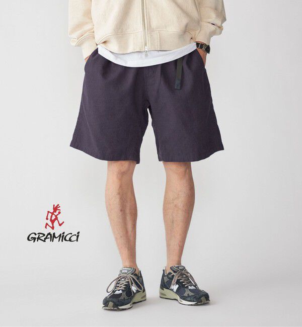 SHIPS「【SHIPS別注】Gramicci: コットンリネン ショーツ」|その他|ネイビー