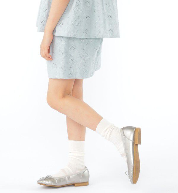 SHIPS KIDS「SHIPS KIDS:100～130cm / レース エンブロイダリー ショート パンツ」|その他|