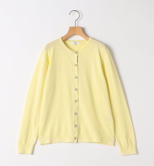 SHIPS KIDS「SHIPS KIDS:140～150cm / リバティ ボタン カーディガン」|カーディガン|イエロー