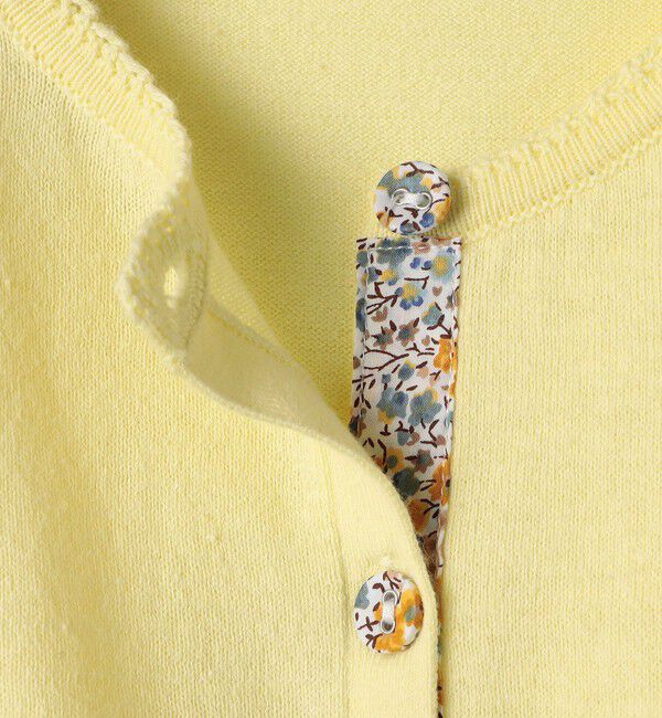 SHIPS KIDS「SHIPS KIDS:140～150cm / リバティ ボタン カーディガン」|カーディガン|