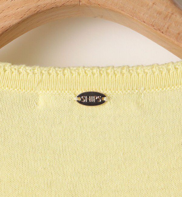 SHIPS KIDS「SHIPS KIDS:140～150cm / リバティ ボタン カーディガン」|カーディガン|