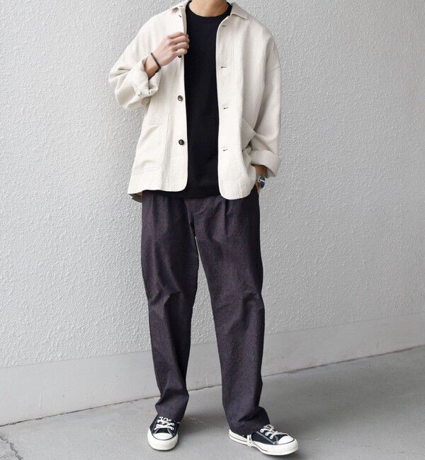 SHIPS any「SHIPS any:〈洗濯機可能〉NOVELTEX リネン/コットン ワッフル シャツ ジャケット◇」|シャツ・ブラウス|