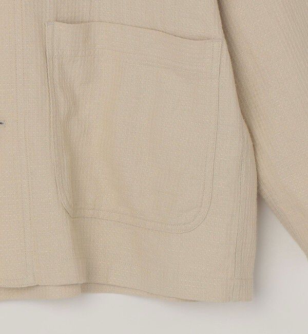 SHIPS any「SHIPS any:〈洗濯機可能〉NOVELTEX リネン/コットン ワッフル シャツ ジャケット◇」|シャツ・ブラウス|