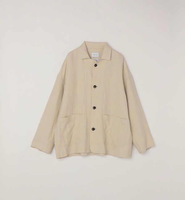 SHIPS any「SHIPS any:〈洗濯機可能〉NOVELTEX リネン/コットン ワッフル シャツ ジャケット◇」|シャツ・ブラウス|
