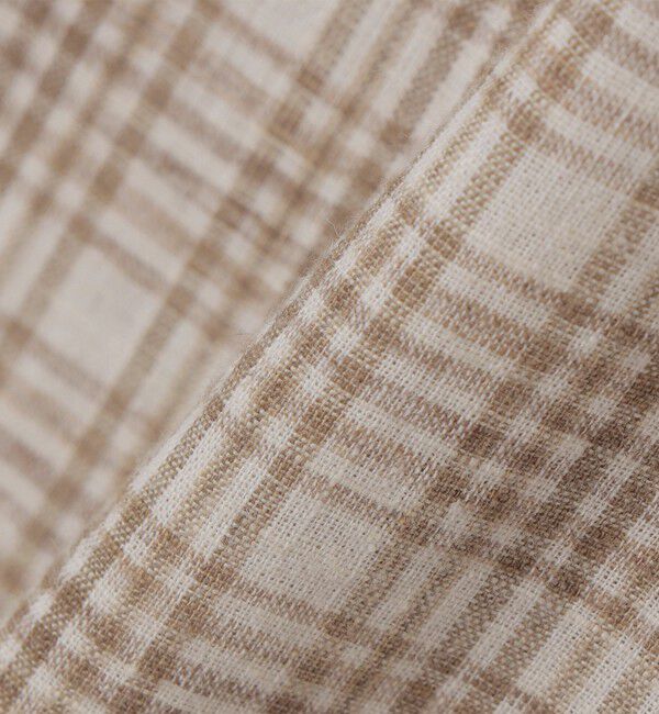 SHIPS「SHIPS: RAYMOND チェック レギュラーカラー 7スリーブ シャツ」|シャツ・ブラウス|