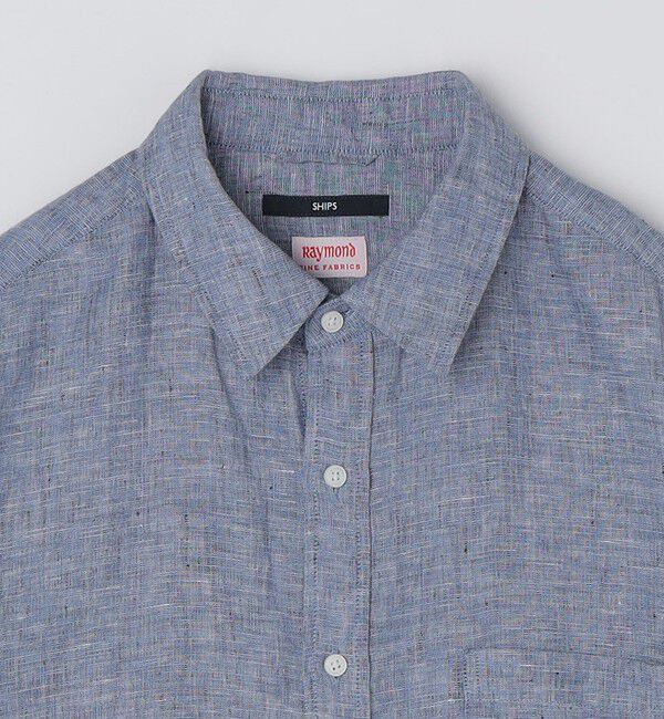 SHIPS「SHIPS: RAYMOND レギュラーカラー 7スリーブ シャツ」|シャツ・ブラウス|