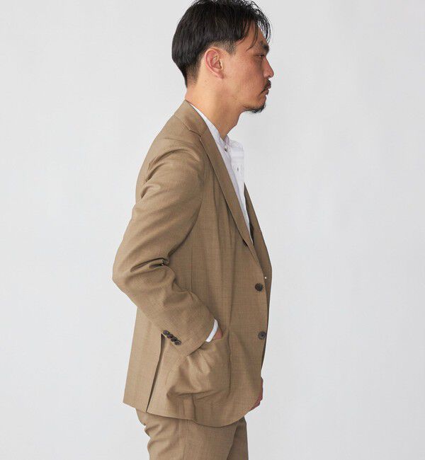 SHIPS「SHIPS:〈FUNCTION/手洗い可能〉ラミー ブレンド ジャケット(セットアップ対応)」|テーラードジャケット|