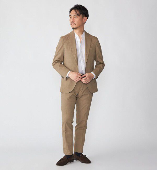 SHIPS「SHIPS:〈FUNCTION/手洗い可能〉ラミー ブレンド ジャケット(セットアップ対応)」|テーラードジャケット|