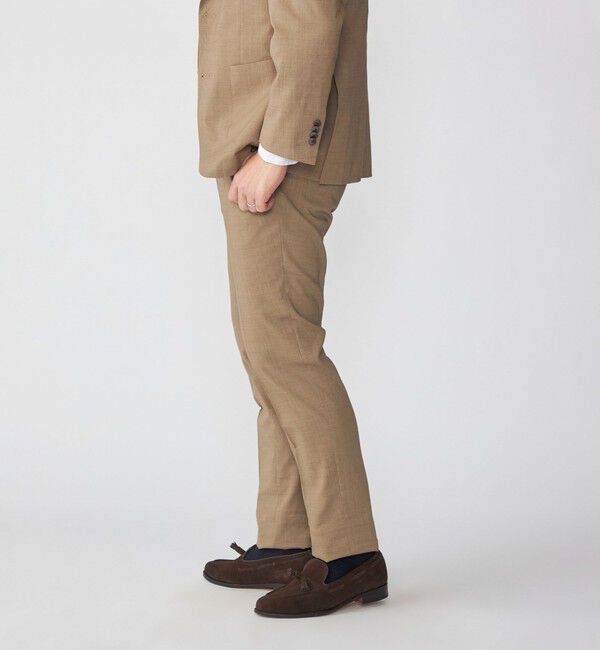 SHIPS「SHIPS:〈FUNCTION/手洗い可能〉ラミー ブレンド スラックス(セットアップ対応)」|チノ|