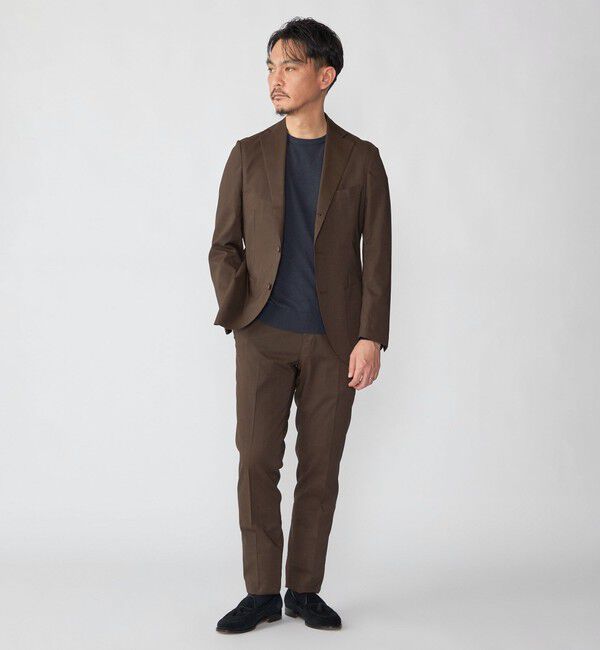 SHIPS「SHIPS:〈FUNCTION/手洗い可能〉ラミー ブレンド スラックス(セットアップ対応)」|チノ|