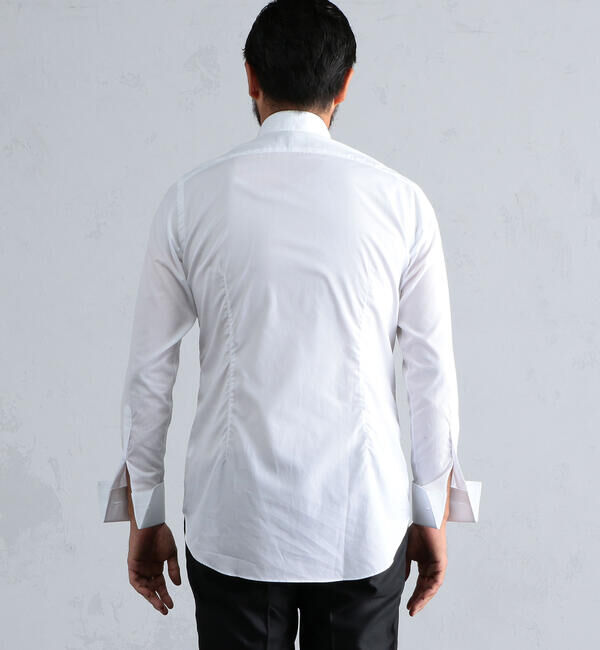 TOMORROWLAND MENS「140/2コットンブロード ウィングカラー ドレスシャツ」|シャツ・ブラウス|