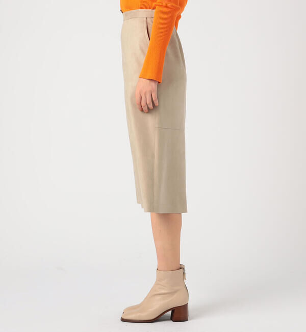 Ballsey「フェイクスエード マーメイドミディスカート」|フレア|