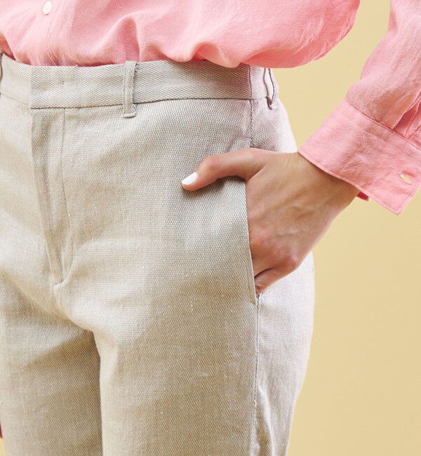 GALERIE VIE「コットンリネンストレッチ テーパードパンツ」|その他|