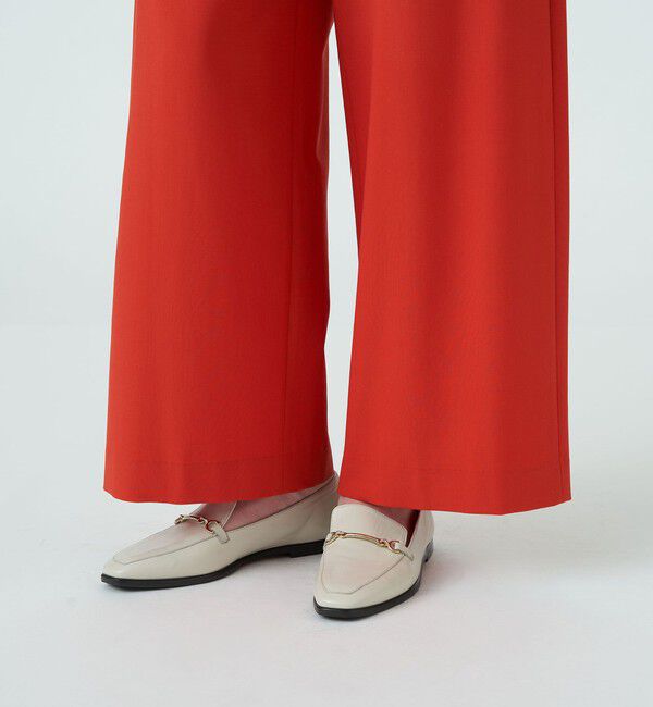 MACPHEE「ウールポリエステルストレッチ ワイドクロップドパンツ」|その他|