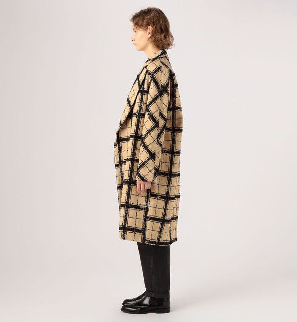 TOMORROWLAND BUYING WEAR「MARTIN GRANT COCOON COAT グレンチェック コクーンコート」|チェスターコート|