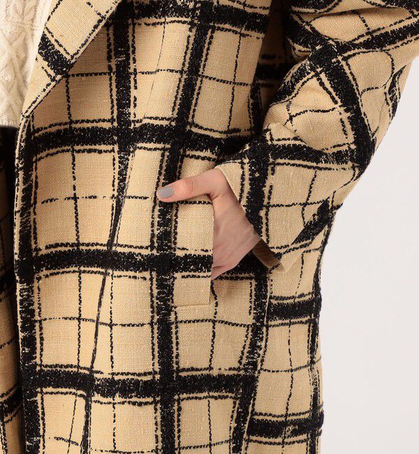 TOMORROWLAND BUYING WEAR「MARTIN GRANT COCOON COAT グレンチェック コクーンコート」|チェスターコート|