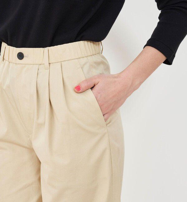 GALERIE VIE「 コットンブロード ツータックパンツ」|その他|