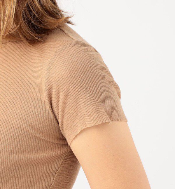 JAMES PERSE「コットンカシミヤブレンドリブ クルーネックTシャツ WVA3978」|Tシャツ・カットソー|